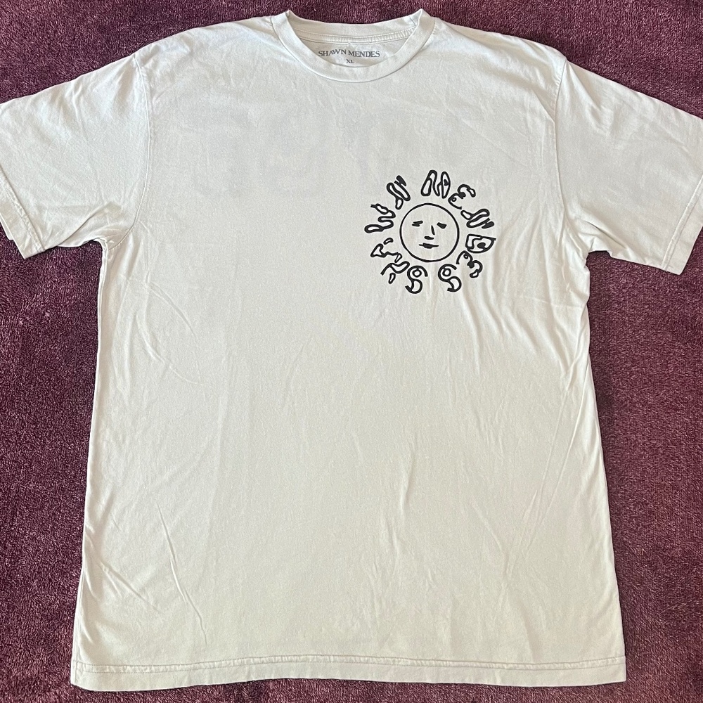 Shawn Mendes Merch Wonder Sun Shirt Size XL